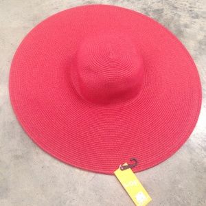 2 Brand NWT Vibrant Floppy Straw Sunhats